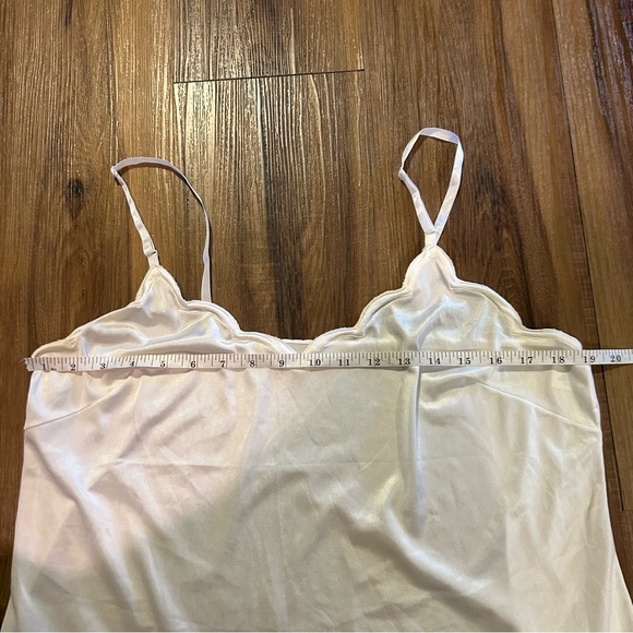 Sears vintage slip tank top size 38 white 60s - Picture 2 of 5